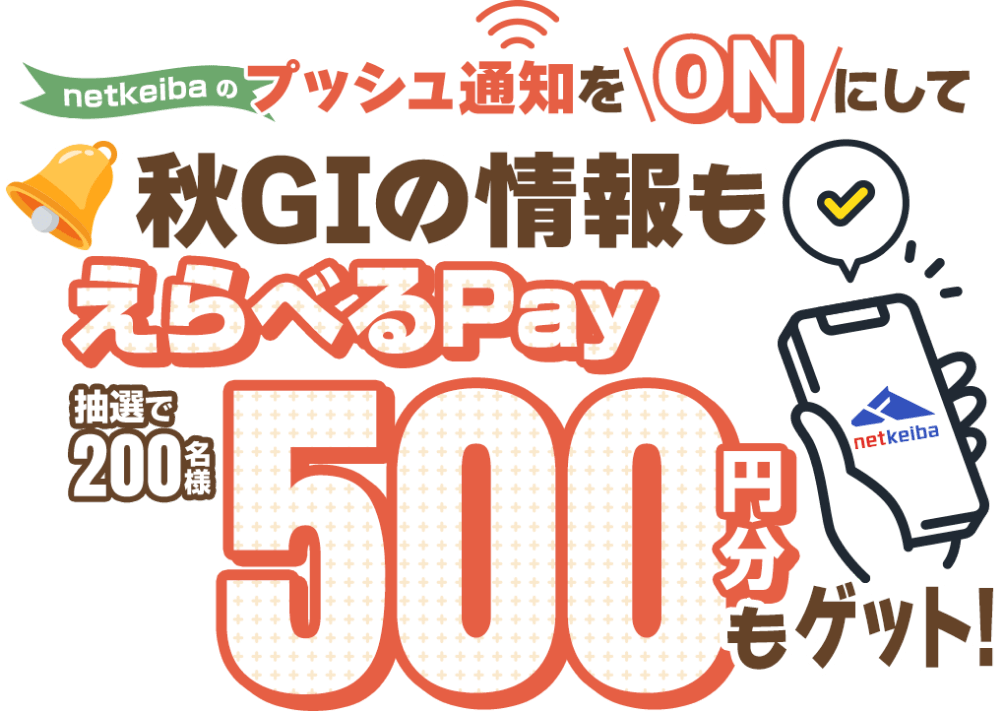 netkeibaץΥץåΤONˤƤ椫200̾ͤˤ٤Pay500ʬ⥲åȡ