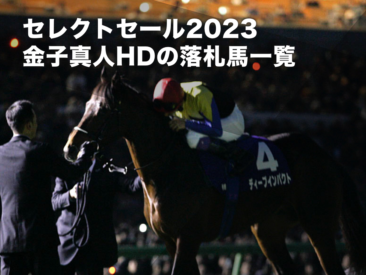 【セレクトセール2023】金子真人オーナーの落札馬・落札価格一覧