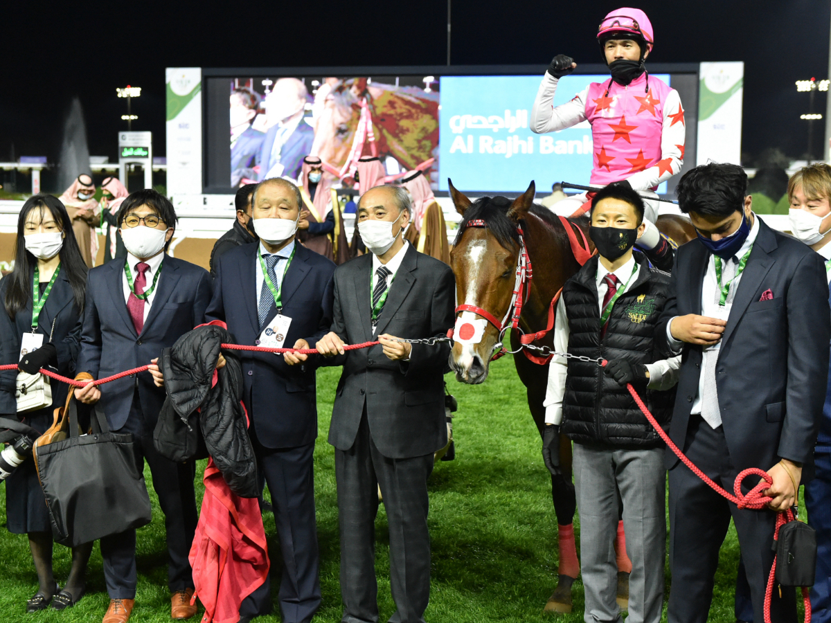 2021年のサウジダービーを制した日本馬ピンクカメハメハ(c)netkeiba.com