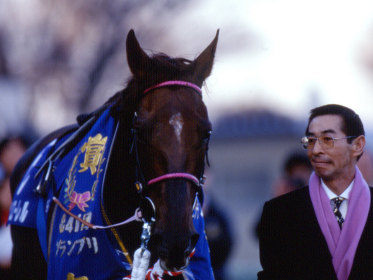 1996年有馬記念制覇時の__ANK-0__(撮影：下野雄規)