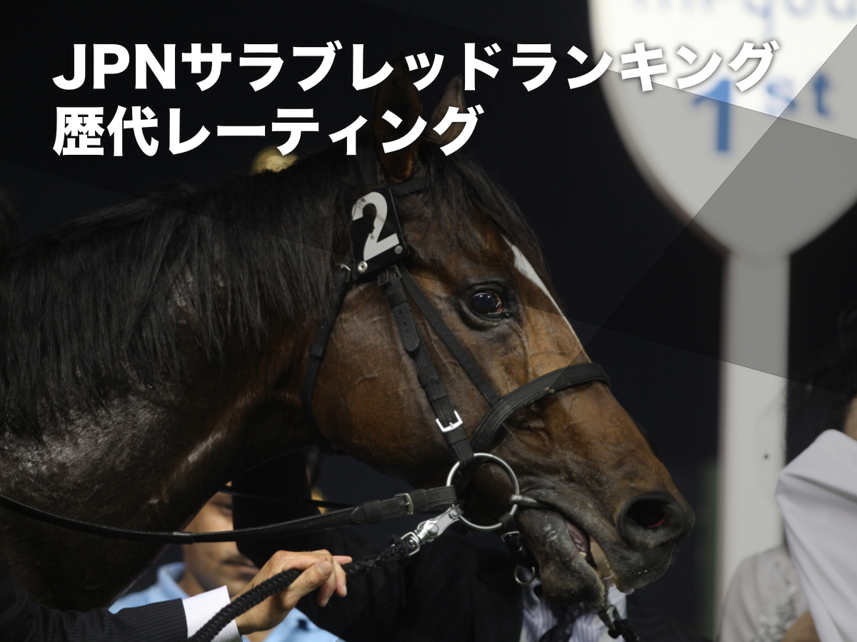【2001年-2022年】日本競馬の歴代競走馬ランキング一覧【JPNサラブレッドランキング】