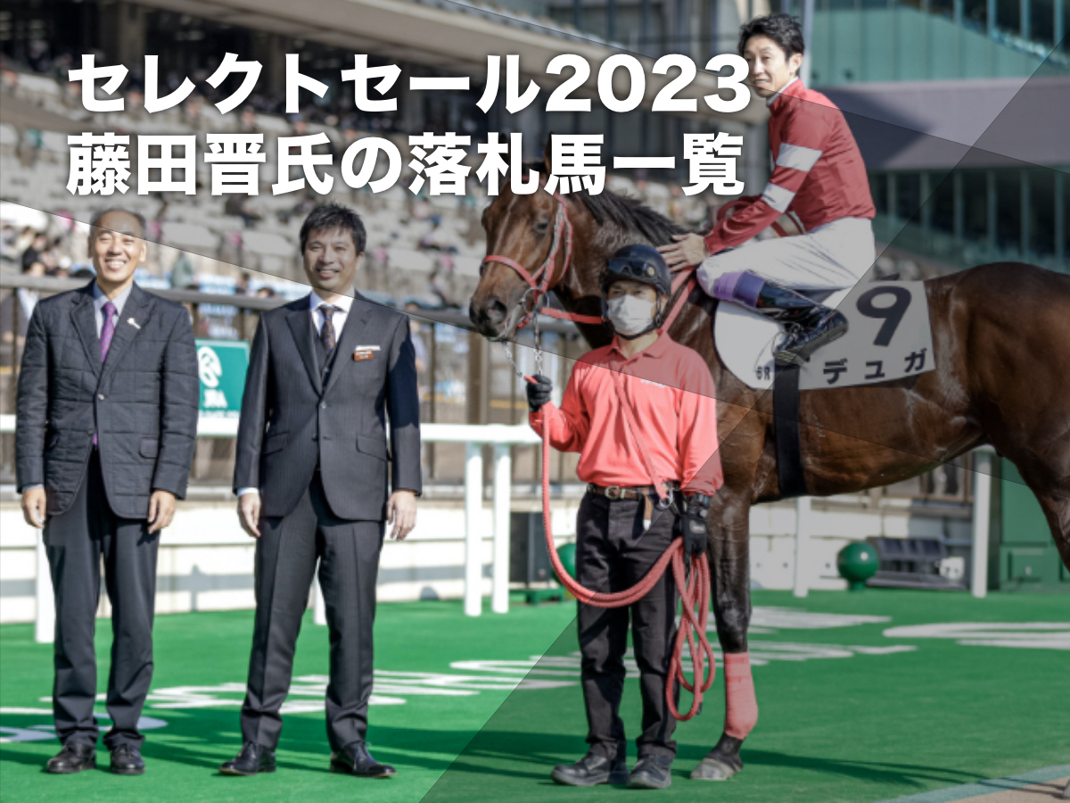 【セレクトセール2023】藤田晋オーナーの落札馬・落札価格一覧