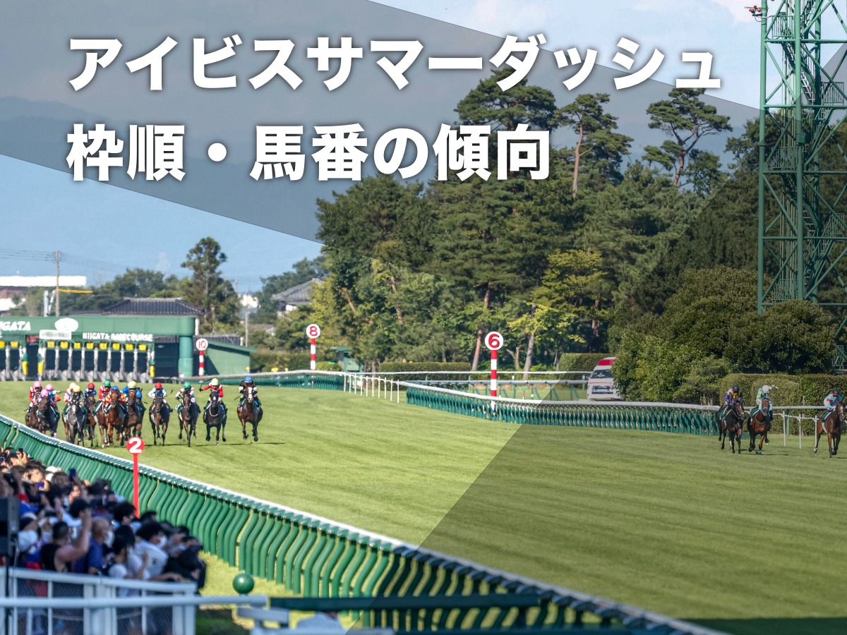 【アイビスサマーダッシュ2023予想】有利な枠順は？ 過去10年間の枠番・馬番成績/競馬予想データ