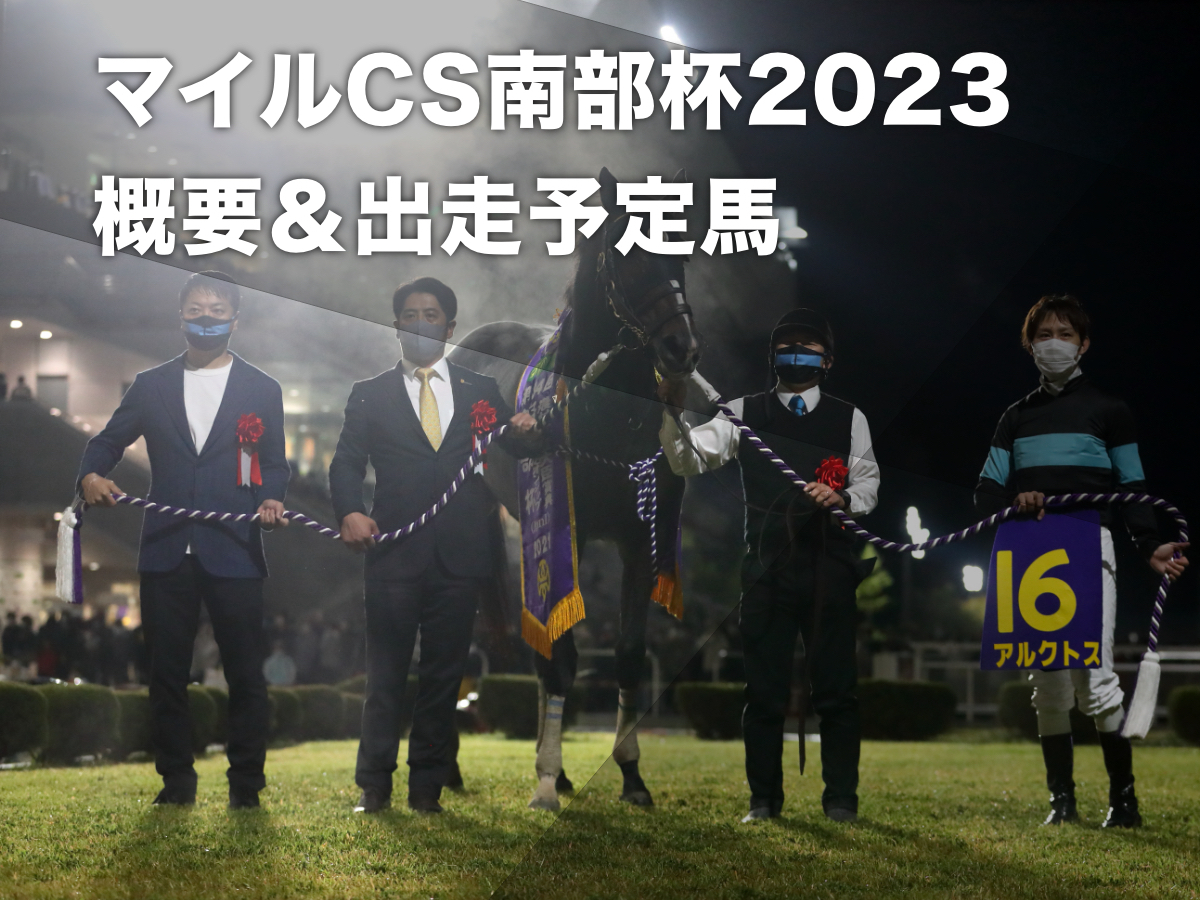 【南部杯2023】出走予定馬・日程・レース概要・歴代優勝馬・出走馬情報・最新ニュースまとめ レモンポップ・ジオグリフ・カフェファラオなどが出走【マイルチャンピオンシップ南部杯】