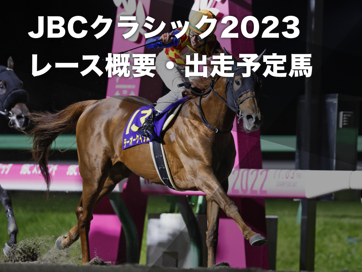 【JBCクラシック2023】レース概要・過去の優勝馬・出走予定馬など 11月3日(金)に大井競馬場で開催