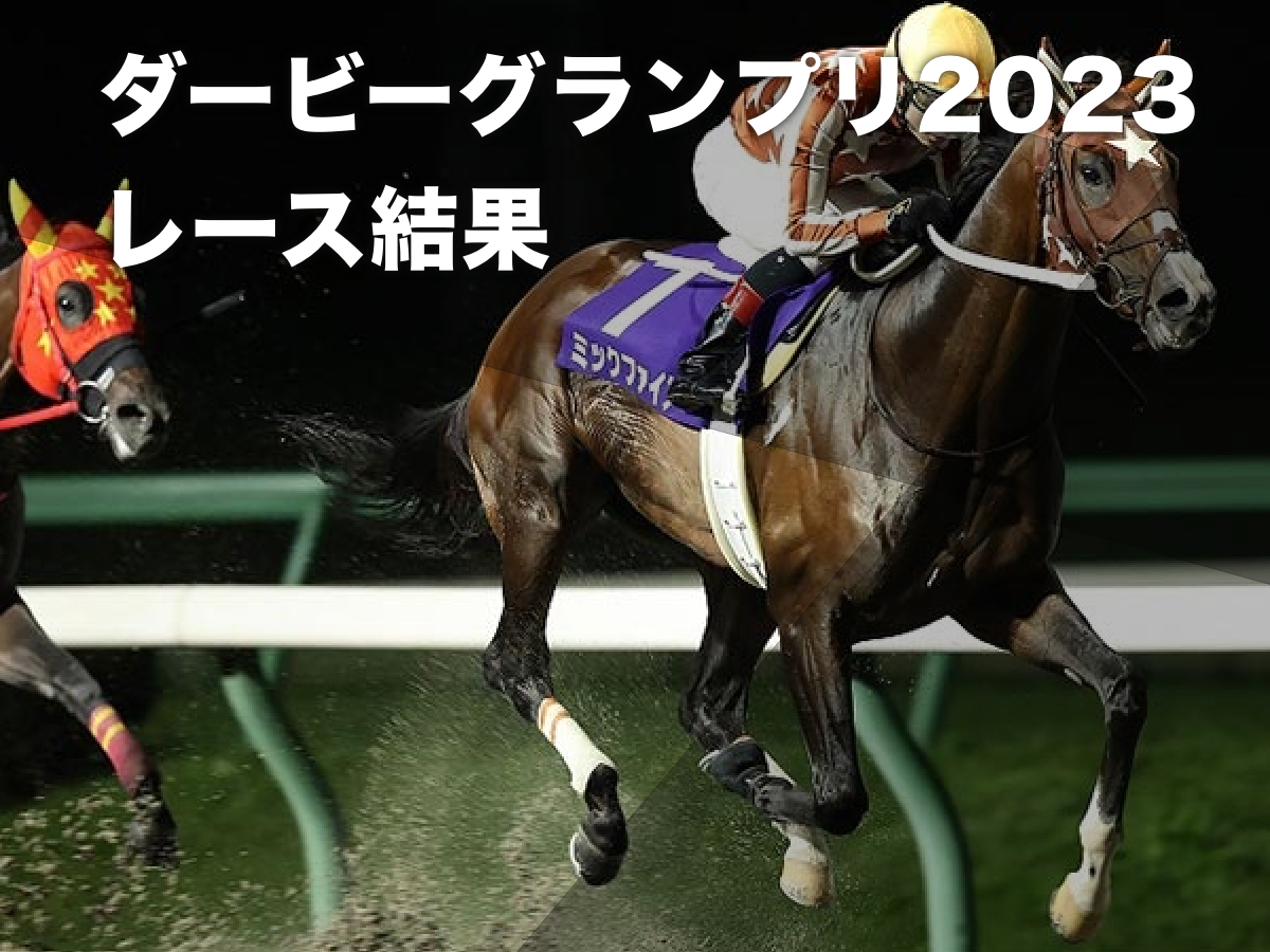 ダービーグランプリを制したミックファイア(提供：岩手県競馬組合)