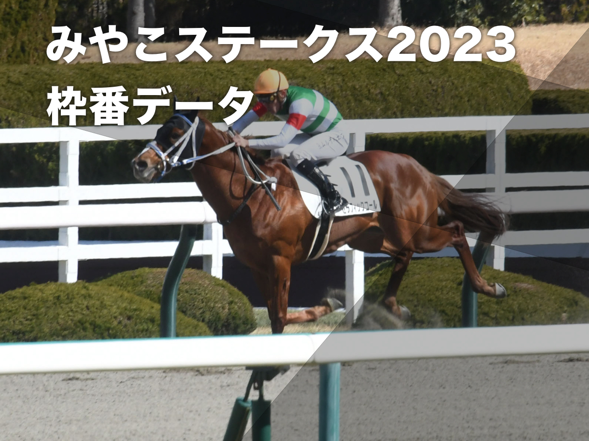 【みやこステークス2023予想】京都開催過去9回のデータから有利な枠順・不利な枠順を分析