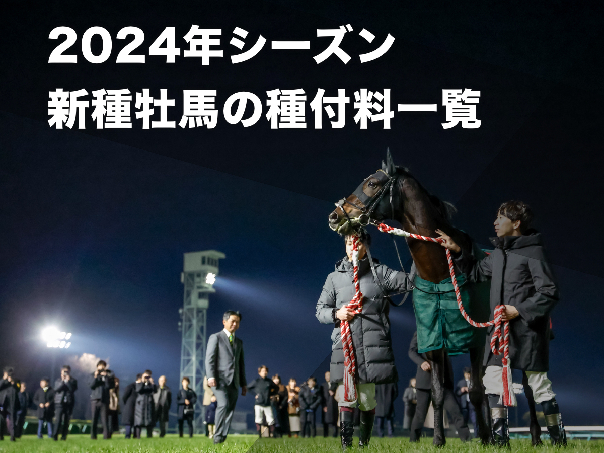 【2024年新種牡馬・種付料まとめ】イクイノックス・タイトルホルダー・パンサラッサなど 2024年シーズンにおける新種牡馬の種付け料一覧【POG】