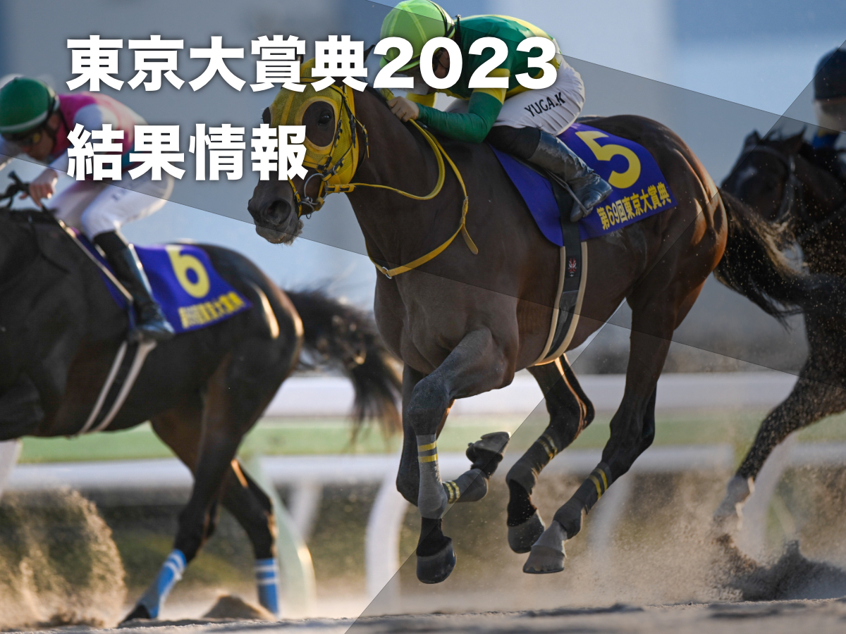 【東京大賞典2023結果情報】ウシュバテソーロ連覇達成！ 2着にウィルソンテソーロが逃げ粘り『テソーロ』ワンツー！