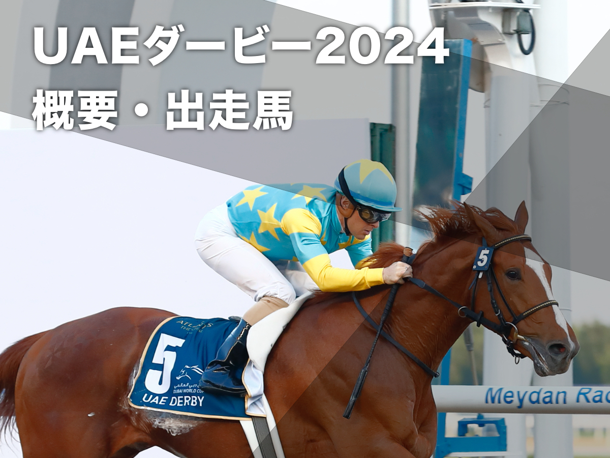 2023年のUAEダービーを制したデルマソトガケ(撮影：高橋正和)