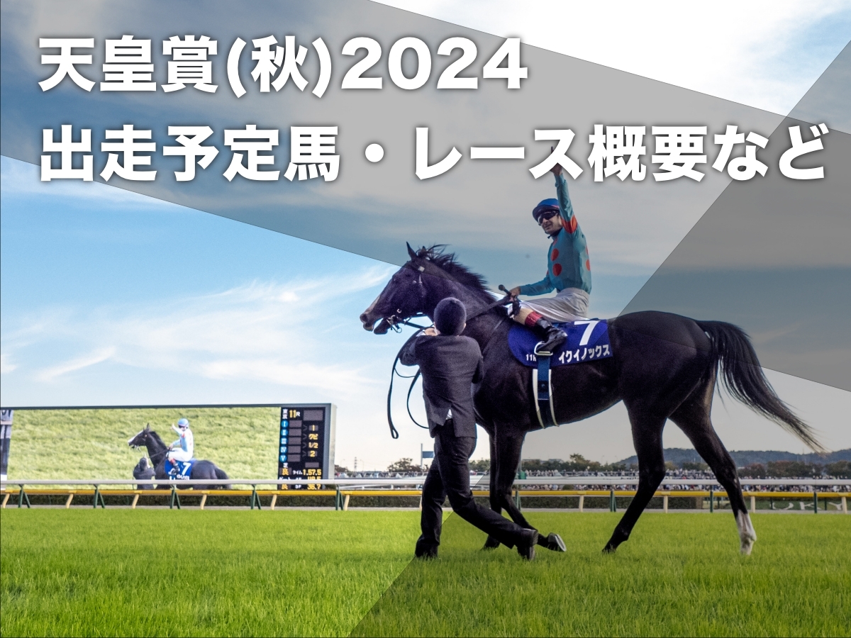 【天皇賞(秋)2024】出走予定馬・レース概要・日程・歴代優勝馬など最新情報【10月27日(日)15時40分】