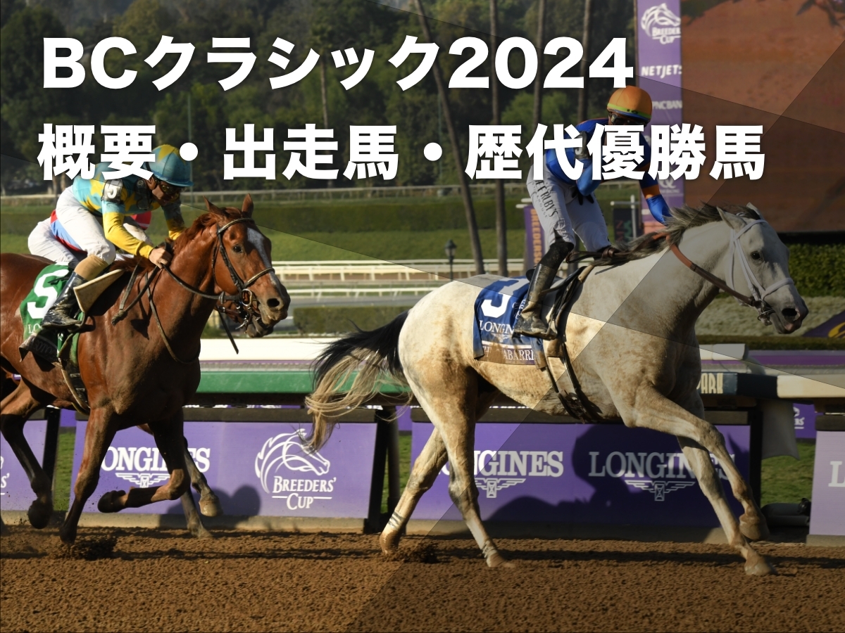 【BCクラシック2024】ブリーダーズカップ・クラシックの出走予定馬・レース概要・歴代優勝馬・日本馬の出走歴 フォーエバーヤング・ウシュバテソーロ・デルマソトガケ参戦予定など最新情報