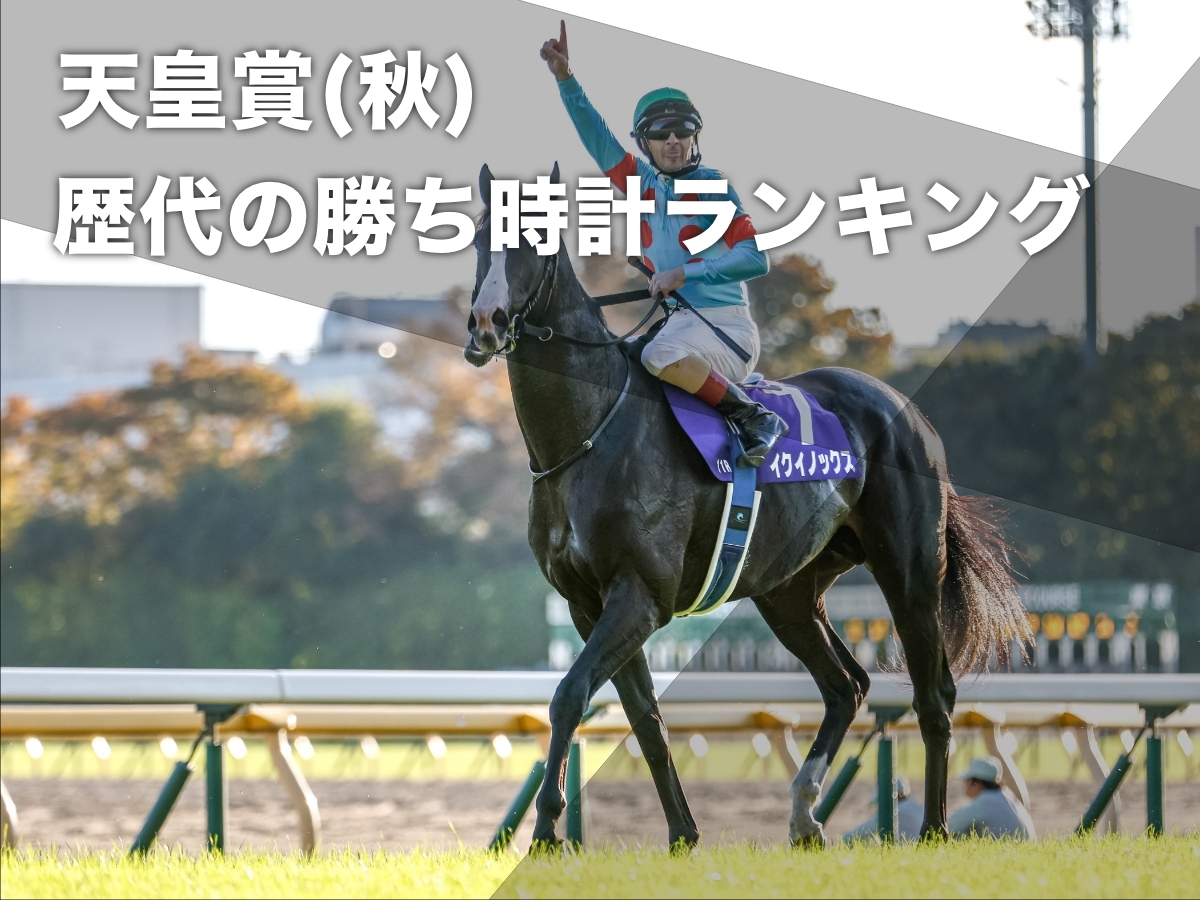 天皇賞(秋)のレースレコードを保持するイクイノックス(撮影：下野雄規)