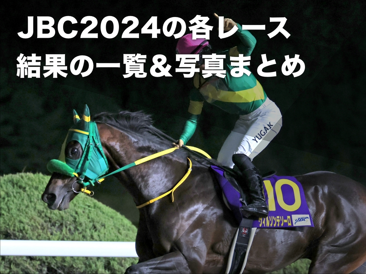 【JBC2024結果一覧＆写真】JBCクラシック・JBCスプリント・JBCレディスクラシック・JBC2歳優駿の結果一覧・写真など最新情報【11月4日(月)】