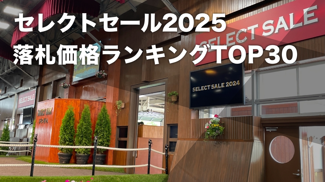 【セレクトセール2025】落札価格ランキングTOP30 ミッドナイトビズーの2025が5億8000万円で第一位など最新情報