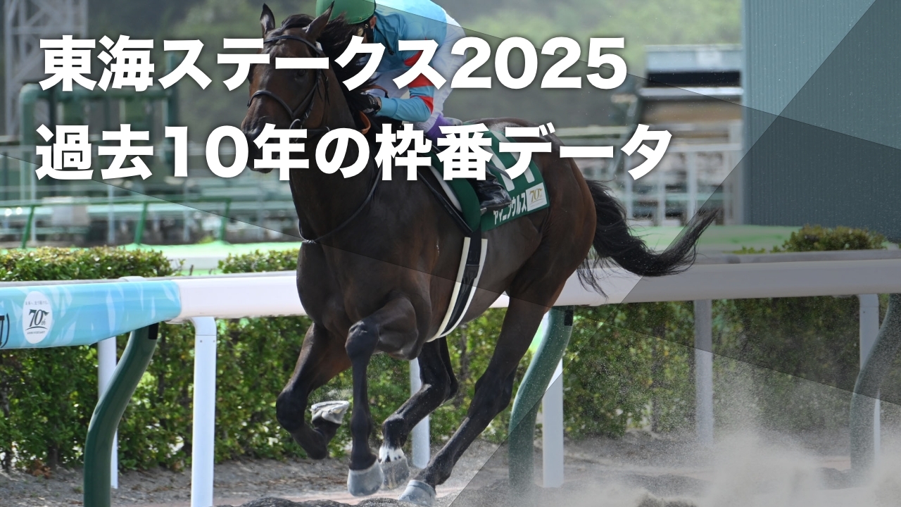 【東海ステークス2025予想】過去10回のプロキオンステークスのデータから導き出された東海ステークスの有利・不利な枠順の分析など最新情報