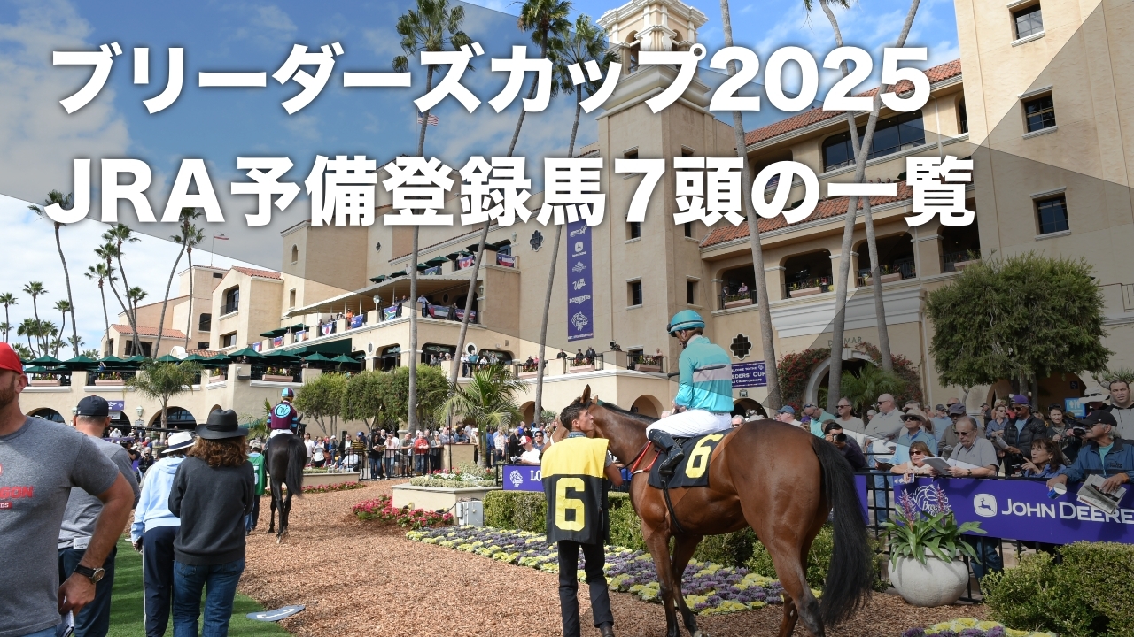 ブリーダーズカップが開催されるデルマー競馬場のパドック(c)netkeiba