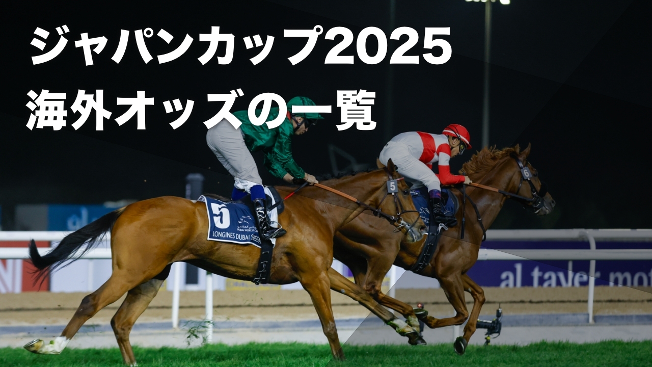 2025年ドバイシーマクラシックで戦ったダノンデサイル＆カランダガン(撮影：高橋正和)