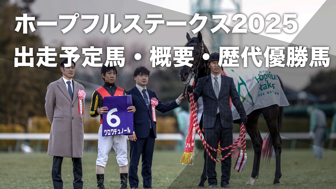 2024年ホープフルステークスを制したクロワデュノール(撮影：下野雄規)