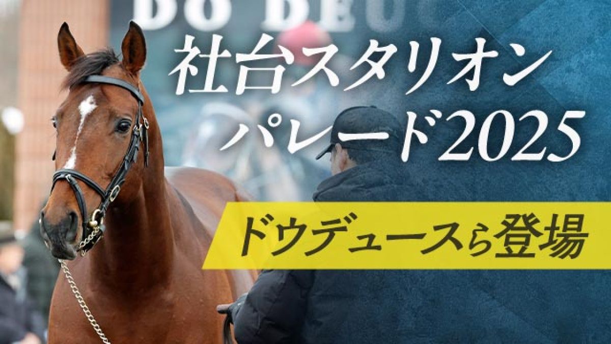 春新作の 社台スタリオンパレード2025 ドウデュースらが登場 競馬動画 | コレクション