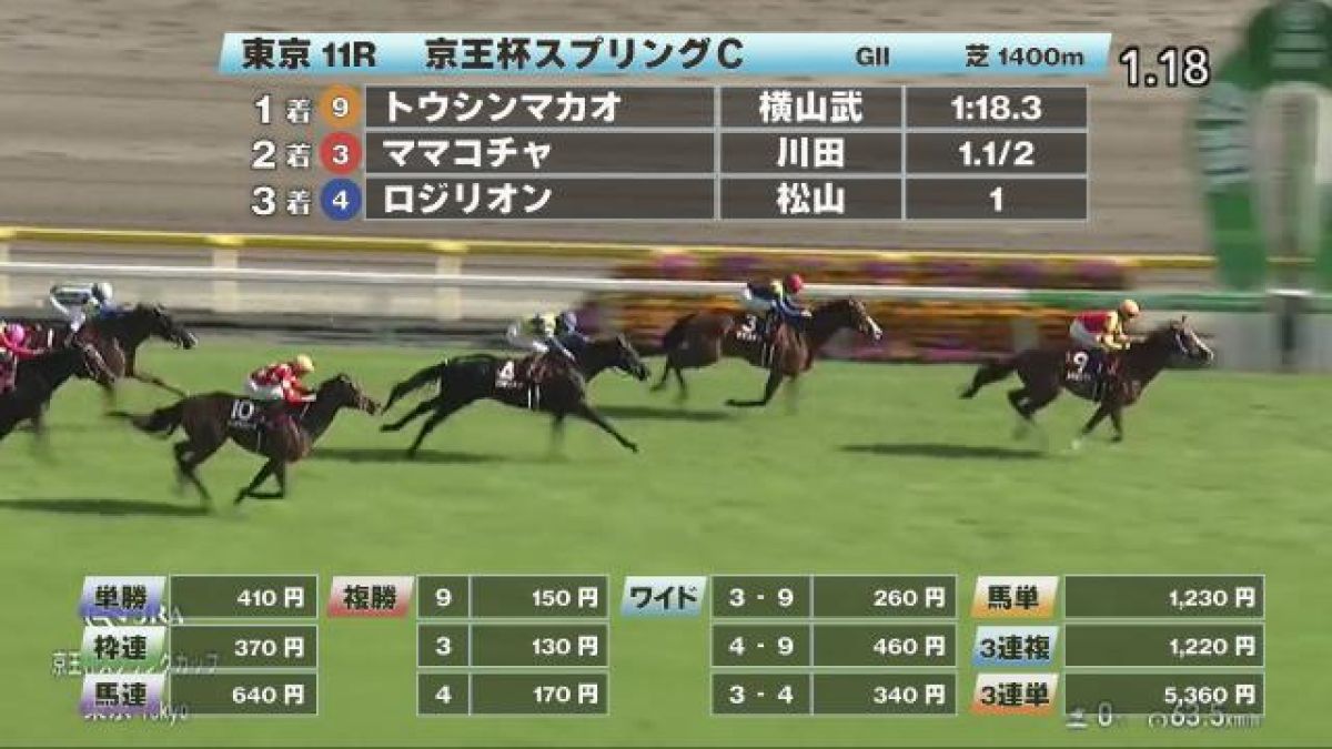 1998年 京王杯スプリングカップ（GⅡ） | タイキシャトル | JRA