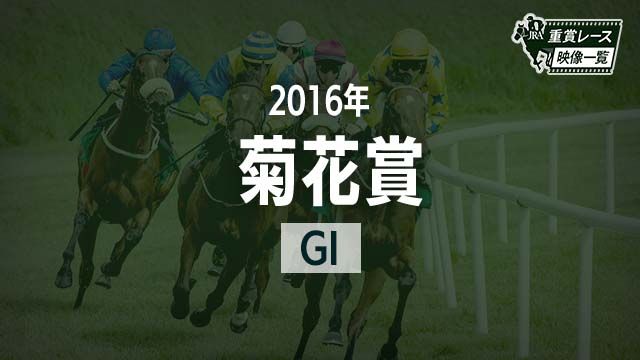 菊花賞2016 レース映像】サトノダイヤモンド(ルメール)/JRA 結果 